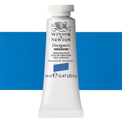 137 kvašová barva winsor newton CERULEAN BLUE