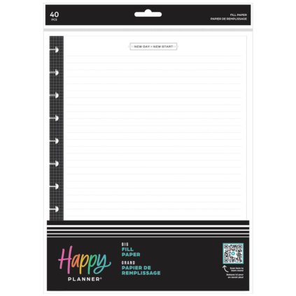 poznamkove listy happy planner big Aesthetique