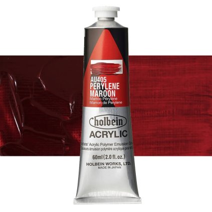 AU405 akrylova barva heavy body holbein perylene maroon
