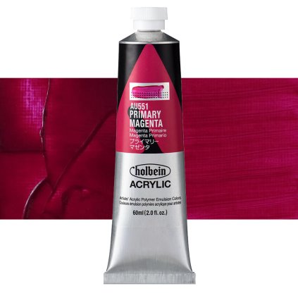 AU551 akrylova barva heavy body holbein primary magenta