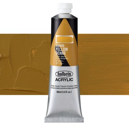 AU443 akrylova barva heavy body holbein yellow ochre