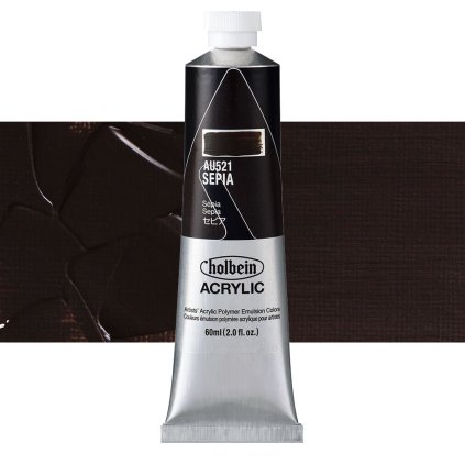AU521 akrylova barva heavy body holbein sepia