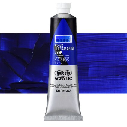 AU482 akrylova barva heavy body holbein ultramarine deep