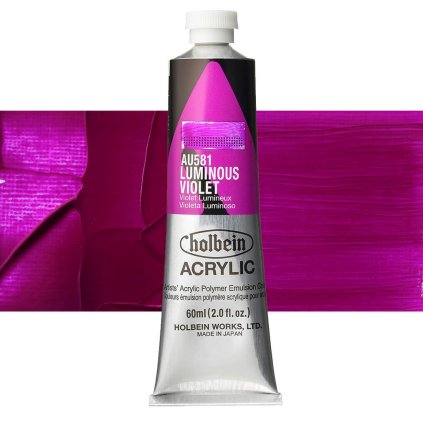 AU581 akrylova barva heavy body holbein luminous violet
