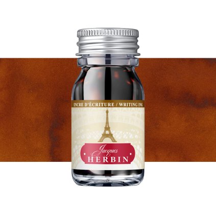 inkoust pro plnici pera herbin 10ml paris brun eiffel