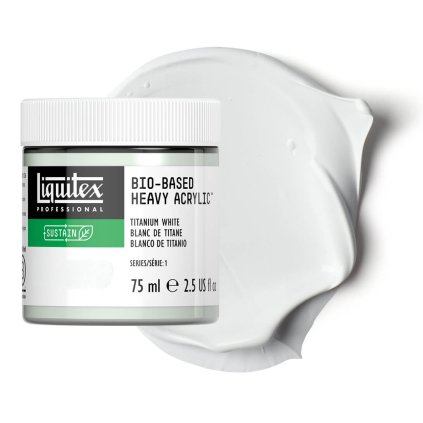 akrylová barva Liquitex bio based 432 titanium white