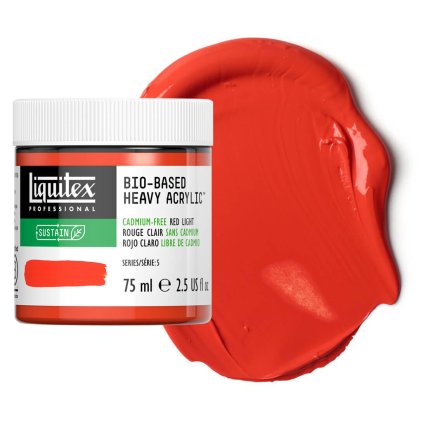 akrylová barva Liquitex bio based 893 cadmium free red light