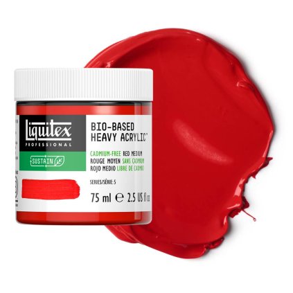akrylová barva Liquitex bio based 894 cadmium free red medium