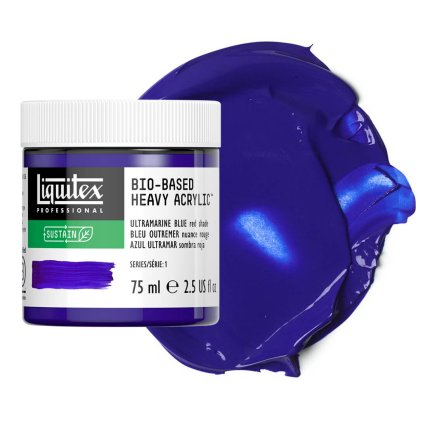 akrylová barva Liquitex bio based 382 ultramarine blue red shade