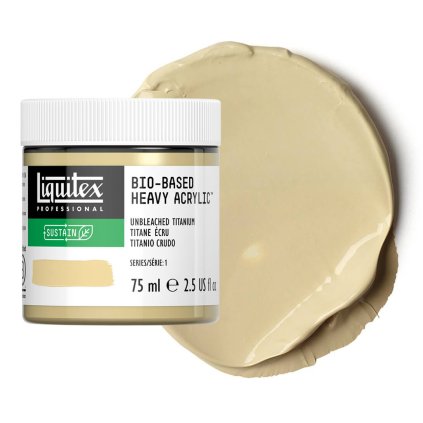 akrylová barva Liquitex bio based 434 unbleached titanium