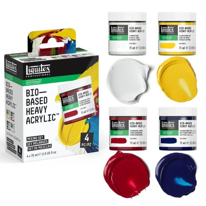 sada akrylovych barev liquitex bio based mixing colours baleni