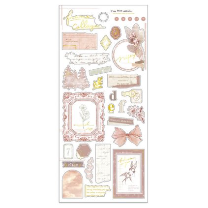 samolepky mind wave frame collage brown