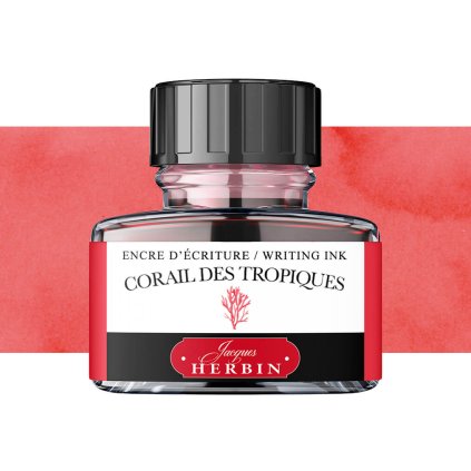 inkoust pro plnici pera herbin 30ml corail des tropiques