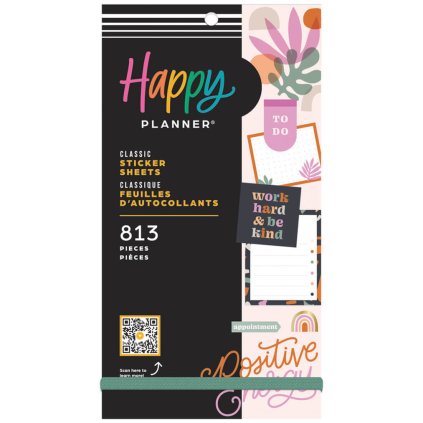 samolepky do diare happy planner playful modern
