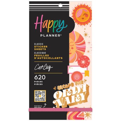 samolepky do diare happy planner restro sunset