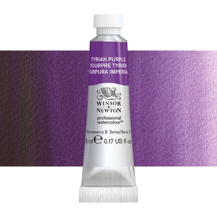akvarelová barva winsor newton 5ml tyrian purple