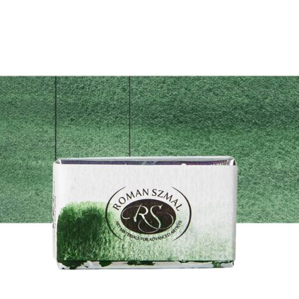 akvarelová barva roman szmal aquarius zelená 270 chromium green oxide dark