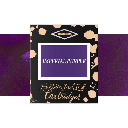inkoustové bombičky diamine 6 ks imperial purple