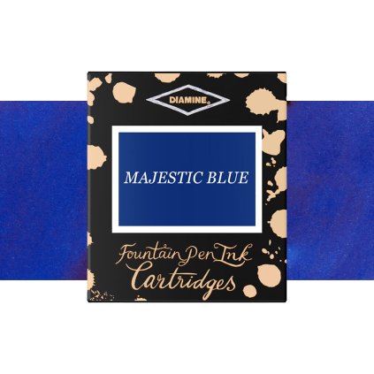 inkoustové bombičky diamine 6 ks majestic blue