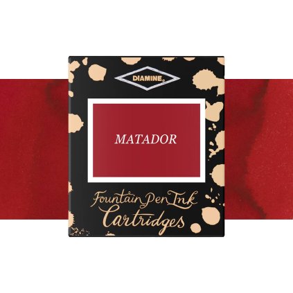 inkoustové bombičky diamine 6 ks matador