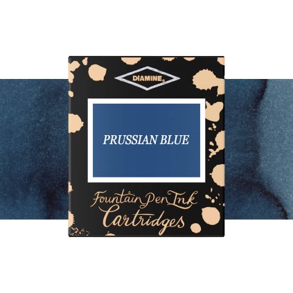 inkoustové bombičky diamine 6 ks prussian blue