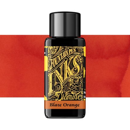 inkoust diamine 30 ml blaze orange