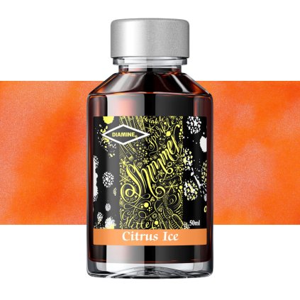 inkoust diamine třpytivý 50 ml citrus ice