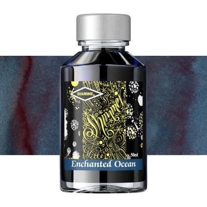 inkoust diamine třpytivý 50 ml enchanted ocean