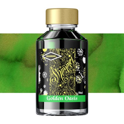 inkoust diamine třpytivý 50 ml golden oasis