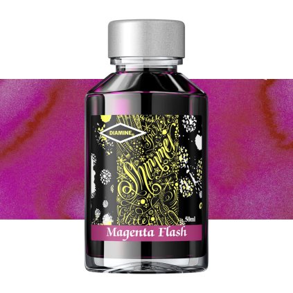 inkoust diamine třpytivý 50 ml magenta flash