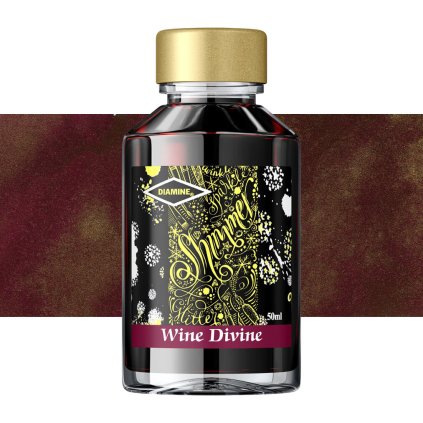inkoust diamine třpytivý 50 ml wine divine