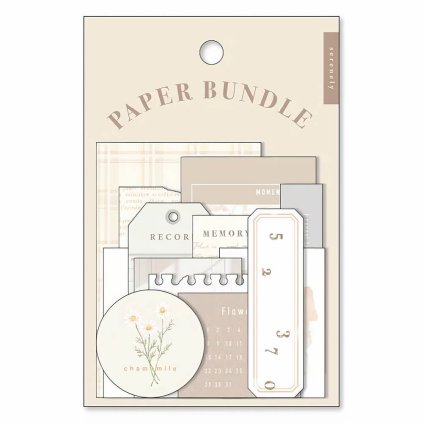 samolepky mind wave kolekce paper bundle ivory