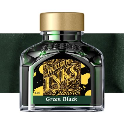 inkoust diamine 80 ml green black