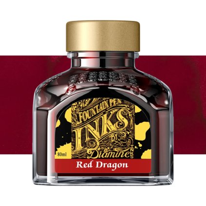 inkoust diamine 80 ml red dragon