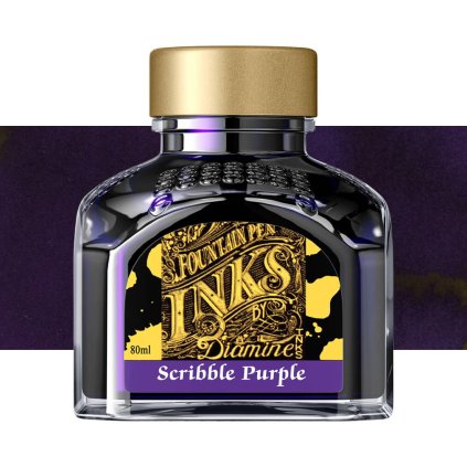 inkoust diamine 80 ml scribble purple