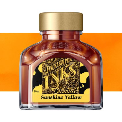 inkoust diamine 80 ml sunshine yellow