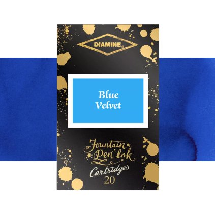 bombičky diamine edice 150 blue velvet