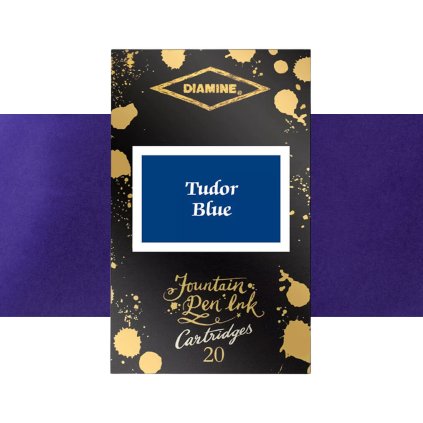 bombičky diamine edice 150 tudor blue