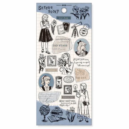 samolepky mind wave kolekce serene story Iris study