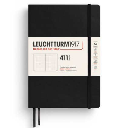 Zapisnk Leuchtturm1917 411 A5 black