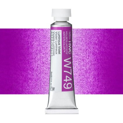 akvarelova barva holbein luminous violet W749