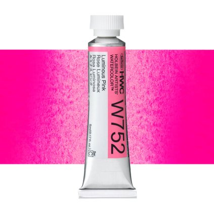 akvarelova barva holbein luminous pink W752