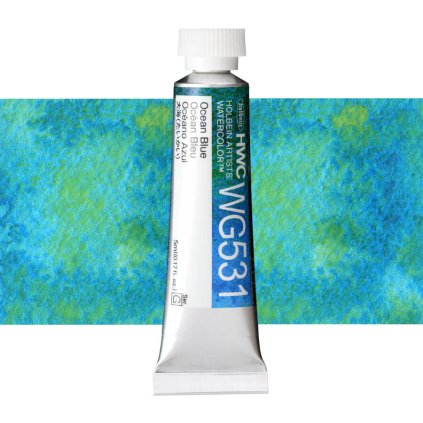 akvarelova barva holbein 5 ml ocean blue WG531