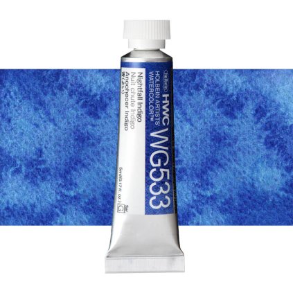 akvarelova barva holbein 5 ml nightfall indigo WG533