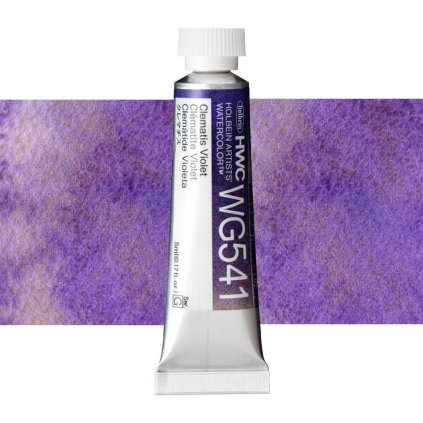 akvarelova barva holbein 5 ml clematis violet WG541