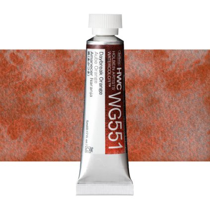 akvarelova barva holbein 5 ml daybreak orange WG551