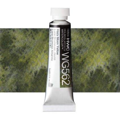 akvarelova barva holbein 5 ml hazy moon yellow WG562