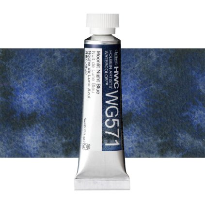 akvarelova barva holbein 5 ml moonlit night blue WG571