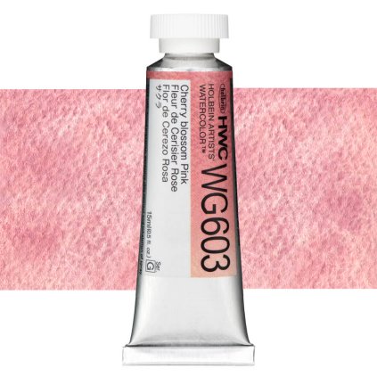 akvarelova barva holbein 15 ml cherry blossom pink WG603