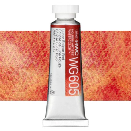 akvarelova barva holbein 15 ml lunare eclipse red WG605